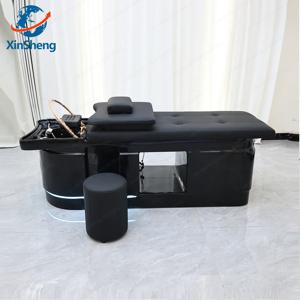 신성 헤어 워시 & 헤드 스파 퓨미게이션 샴푸 베드 뷰티 살롱 마사지 테이블 마사지 베드 이발소 상업용 가구