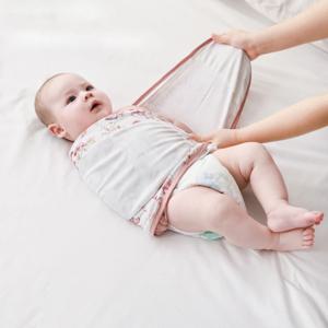 코튼 베이비 스와들 블랭킷 충격 방지 침낭 여름용 얇은 이불 신생아 침낭 속싸개 랩 침구 용품