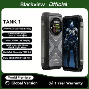 블랙뷰 OSCAL TANK 1 5G 러기드 스마트폰, 20000mAh/55W, 6.78인치 FHD+ 120Hz 디스플레이, MTK7050, 안드로이드 카메라, IP68/IP69K/GPS/NFC