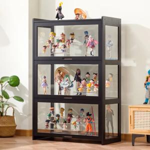 대형 레고 전시 박스 캐비닛 피규어 아크릴 장난감 장식품 먼지 방지 투명 블라인드 박스 보관 랙