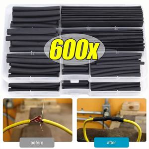 열수축 튜브 키트 수축 튜빙 와이어 포장 전기 연결 케이블 절연 슬리브 케이블 수리용 와이어 보호기