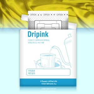 콜롬비아 드립핑크 커피 티백 10g X 30봉 귤 초콜렛 아몬드 사과 맛의 여행을 위한 풍부한 맛의 커피 백