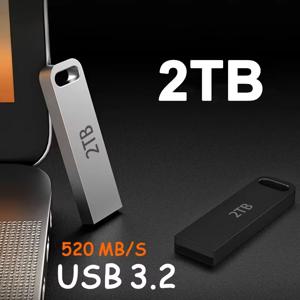 메탈 USB 플래시 드라이브 USB 3.0 128GB 256GB 512GB 고속 메탈 미니 U 디스크 펜드라이브 1TB 2TB 메모리 스틱