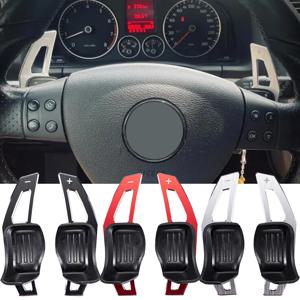 DSG 스티어링 휠 패들 익스텐션 시프트 커버 (폭스바겐 골프 5 6 MK6 GTI R 제타 MK5 파사트 B6 B7 CC 폴로 샤란 티구안 시트 레온 용)