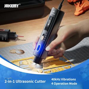 JAKEMY 초음파 커터 및 폴리셔: 35W 40kHz, 모델 트리밍 나이프, DIY 공예용, 초음파 플라스틱 커터, 남자 선물