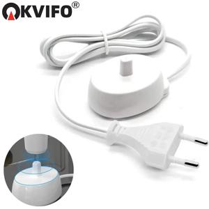 KVIFO 충전기 베이스 오랄비 전동칫솔 iO 시리즈 3 4 5 6 1000/3000/5000/7000 방수 유도 충전 베이스