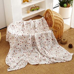 해피플루트 1개 신생아용 면 무슬린 스와들 침구 유모차 커버 신생아 담요 엄마와 아이용