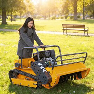 맞춤형 무회전 잔디깎이, 트랙형 전지형 설계, 농장 및 정원용 원격 제어 모델