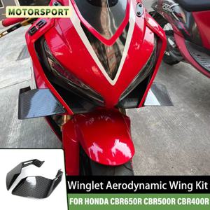 혼다 용 CBR650R CBR500R CBR400R CBR650R CBR500R 오토바이 Winglets 공기 역학적 날개 스포일러 페어링 다운 포스 GSX-250R