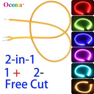 LED 램프 DIY용 프리컷 플렉시블 LED 필라멘트 300mm 2-in-1 DC 3V 램프 다이오드 DIY 부품 핑크 화이트 레드 블루 2700K