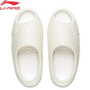 Li-Ning 남성용 WADE LUNAR ROCK SLIDE 슬리퍼 통기성 소프트 쿠셔닝 LiNing 농구 경량 샌들 ABTW003