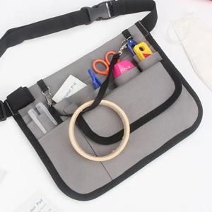 멀티 포켓 간호사 허리 가방 조절 가능한 허리 스트랩 두꺼운 도구 허리 가방 옥스포드 천 정리 파우치 간호 벨트 가방