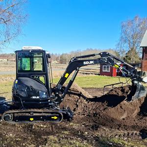 3.5톤 미니 크롤러 굴삭기 다기능 농업 건설 기계 맞춤형 밀폐형 캐빈 빠른 배송