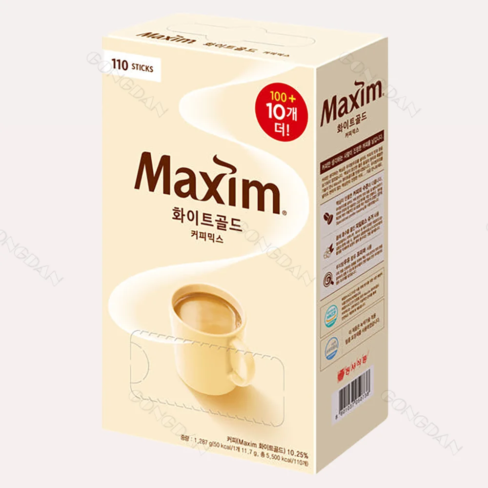 동서 맥심 화이트골드 커피믹스 11.7g x 110T (100T+10T 증정) 한정판 1통