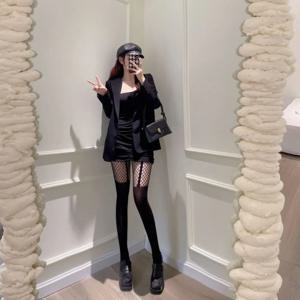 양말 블링 라인스톤 장식 팬티스타킹 패션 화려한 다이아몬드 메쉬 스타킹 속이 비치는 바닥 양말 부드럽고 신축성 있는