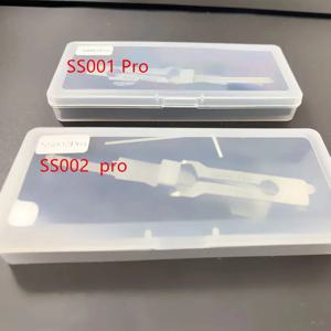 리시 스타일 2 in 1 2in1 SS001 SS002 프로 도구 (S-그루브 도어락용), 프로 2 in 1 디코더 및 픽툴 도구, 열쇠공 도구