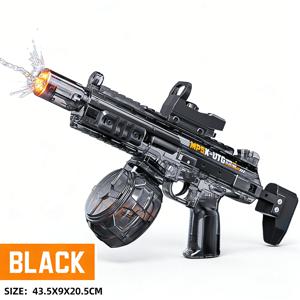 시뮬레이션 발사 및 반동 기능 전동 물총 장난감 어린이 자동 센서 조명 물총 여름 야외 해변 어린이 장난감