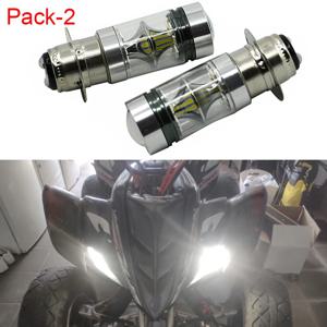 2PCS LED 슈퍼 화이트 100W 헤드 라이트 헤드 라이트 전구 램프 Yamaha GRIZZLY 660 400 450 350 125 YFZ350 YFZ450 RAPTOR 350 700