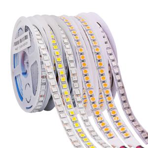 5M LED 스트립 SMD 5050 5054 LED 테이프 방수 리본 다이오드 12V 2835 유연한 네온 불빛 60/120Leds/m LED 조명 룸 장식