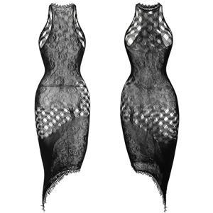 1PC 섹시한 여성 Fishnet 커버 업 바디 슈트를 통해 볼 속옷 수영복 K298없이 Halter Beachwear Bodystocking