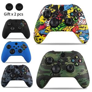 Xbox 시리즈 X/S 컨트롤러 게임패드 액세서리용 실리콘 보호 케이스 스킨 썸스틱 그립 캡 조이스틱 커버 쉘
