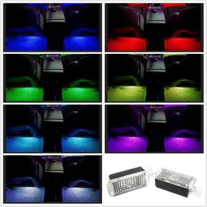 LED 자동차 RGB 풋웰 라이트 분위기등 액세서리 (아우디 Q3 Q5 Q7 Q8 A1 A4 B7 B8 B9 A5 A3 8P 스포트백 A6 C6 C7 A7 C8 TT 용)