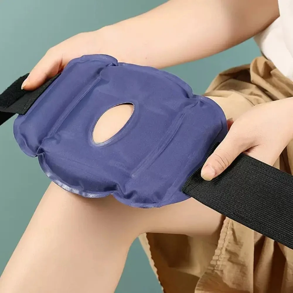 따뜻하게 또는 시원하게 사용할 수 있는 재사용 가능한 나일론 젤 무릎 보호대, 부드러운 사용감과 편안한 지지력 제공