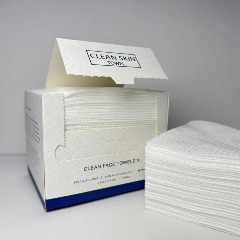 일회용 페이스 타올 페이셜 클렌징 티슈 두꺼운 대형 메이크업 리무버 스크러버 뷰티 스킨케어 트래블