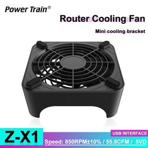 파워 트레인 Z-X1 라우터 쿨링 브래킷 미니 호스트 컴퓨터 쿨링 팬 베이스 WIFI 방열판 스탠드 데스크탑 미니 컴퓨터 스탠드