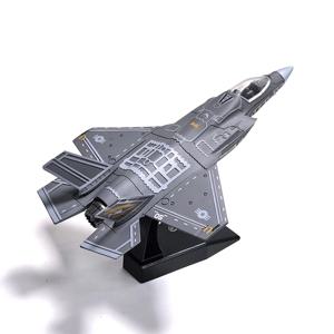 1개 DIY 퍼즐 블록 군사 모델 조립 수집 장난감 F14 F35 B2 전투기 AH64 헬리콥터 모델 장식 장난감