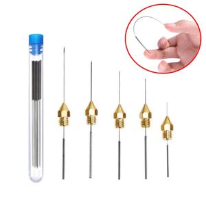 10Pcs 스테인레스 스틸 노즐 청소 바늘 0.2mm 0.3mm 0.4mm 0.5mm 0.6mm 0.8mm 1.0mm 드릴 비트 3D 프린터 부품 액세서리
