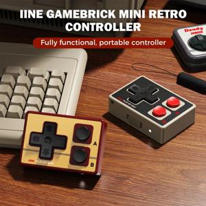 IINE 미니 컨트롤러 iOS 안드로이드 PC 폰 게임브릭 레트로 게임패드 페이지 넘김 카메라 컨트롤 휴대용 키보드 듀얼 모드