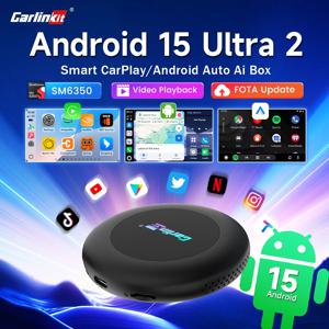 칼린킷 3 in 1 안드로이드 15 카플레이 AI 박스 무선 어댑터 안드로이드 오토 퀄컴 SM6350 128GB 8코어 유튜브 넷플릭스 FOTA 지원