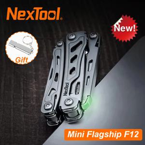2025년 신제품 NexTool 미니 플래그십 F12 멀티툴 13 in 1 접이식 EDC 멀티툴 드라이버 플라이어 파일 자 캠핑 도구