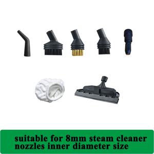 8mm 스팀 청소기 노즐 용 스팀 엔진 브러시 가전 제품 유리 청소 걸레 헤드 부품 액세서리