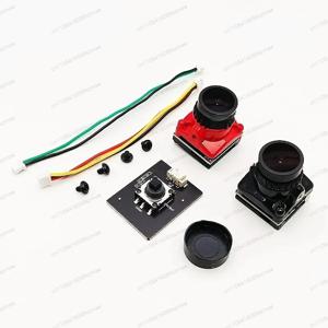 새로운 Cmos 1/1.8 MS519 1800TVL 마이크로 FPV 카메라 2.1mm 렌즈 전원 5V-40V PAL/NTSC OSD 내장 조정 가능 FPV 레이싱 드론용