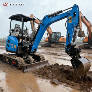 2026 미니 굴삭기 2.0톤 유로 5 쿠보타 엔진 다기능 소형 굴착기 (농장, 정원 및 소규모 엔지니어링용, 맞춤 제작 가능)