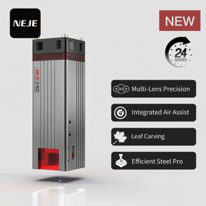 NEJE E40 레이저 모듈 키트 40W 출력, 에어 어시스트 기능 포함, 잎사귀 조각용 레이저 헤드 CNC 레이저 DIY 절단 조각 도구