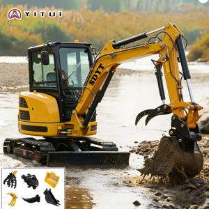 2026년 신형 공장 직송 2톤 미니 굴삭기 가정용 과수원 미니 굴착기 EPA 유로 5 엔진 미니 굴삭기 맞춤 제작 지원