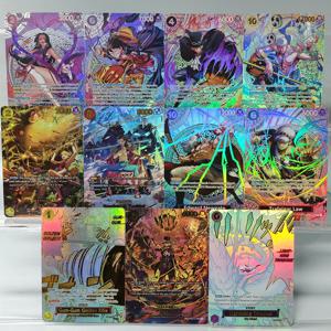 DIY 프록시 원피스 영어 OP15-EB04 핸콕 에넬 뉴게이트 로우 루피 사보 제우스 스모커 라이트닝 드래곤 게임 컬렉션 카드 장난감