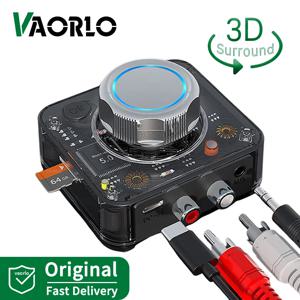 블루투스 5.0 오디오 수신기 3D 스테레오 음악 무선 어댑터 TF 카드 RCA 3.5mm 3.5 AUX 잭 자동차 스피커 앰프 헤드폰