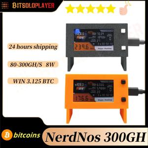 NerdNos 80~300Gh/s 초저전력 8W 홈 마이닝 btc 비트코인 ​​채굴기(전원 공급 장치 포함)
