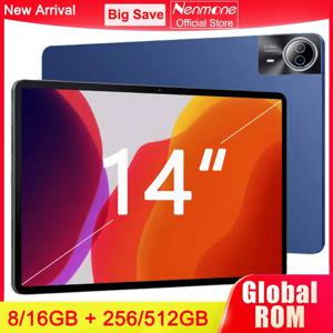 새로운 14인치 태블릿 PC 대화면 1920x1200 IPS CPU T616 16+512GB 태블릿 14인치 안드로이드 15.0 4G LTE 게임 스튜디오 패드 드로잉 스타일러스