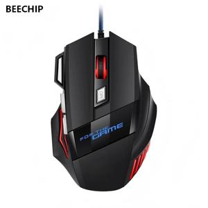 1 PC 새로운 하이퍼스피드 USB 게이밍 마우스 RGB 백라이트 인체공학적 게임 마우스 7D e스포츠 유선 마우스 노트북 PC 게이머용