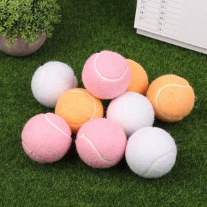 1/3Pcs 테니스 공 내마모성 고탄성 훈련 공 65MM 숙녀 초보자 클럽을위한 내구성 연습 테니스 공