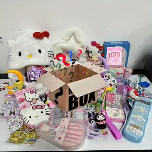 10-50개 산리오 랜덤 미스터리 감압 장난감 가방 헬로 키티 쿠로미 300가지 다양한 스타일의 인형, 장식품