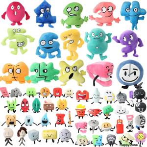 신상품 BFDI 배틀 포 드림 아일랜드 봉제 인형 70개 부드러운 동물 인형 X 넘버 블린츠 블록 마커 스테이플러 프렌치 프라이