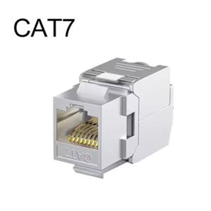 Cat6a Cat7 키스톤 잭 Cat7 RJ45 STP 툴리스 타입 아연 합금 모듈 잭 어댑터 커플러 (22~26 AWG용)