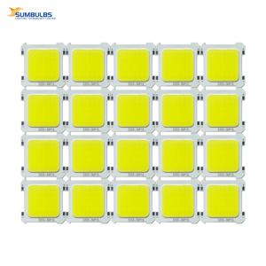 20 개/몫 흰색 통합 COB LED 5W 3V 스포트라이트 튜브 라이트 용 고휘도 휴대용 캠핑 라이트 LED 전구 액세서리