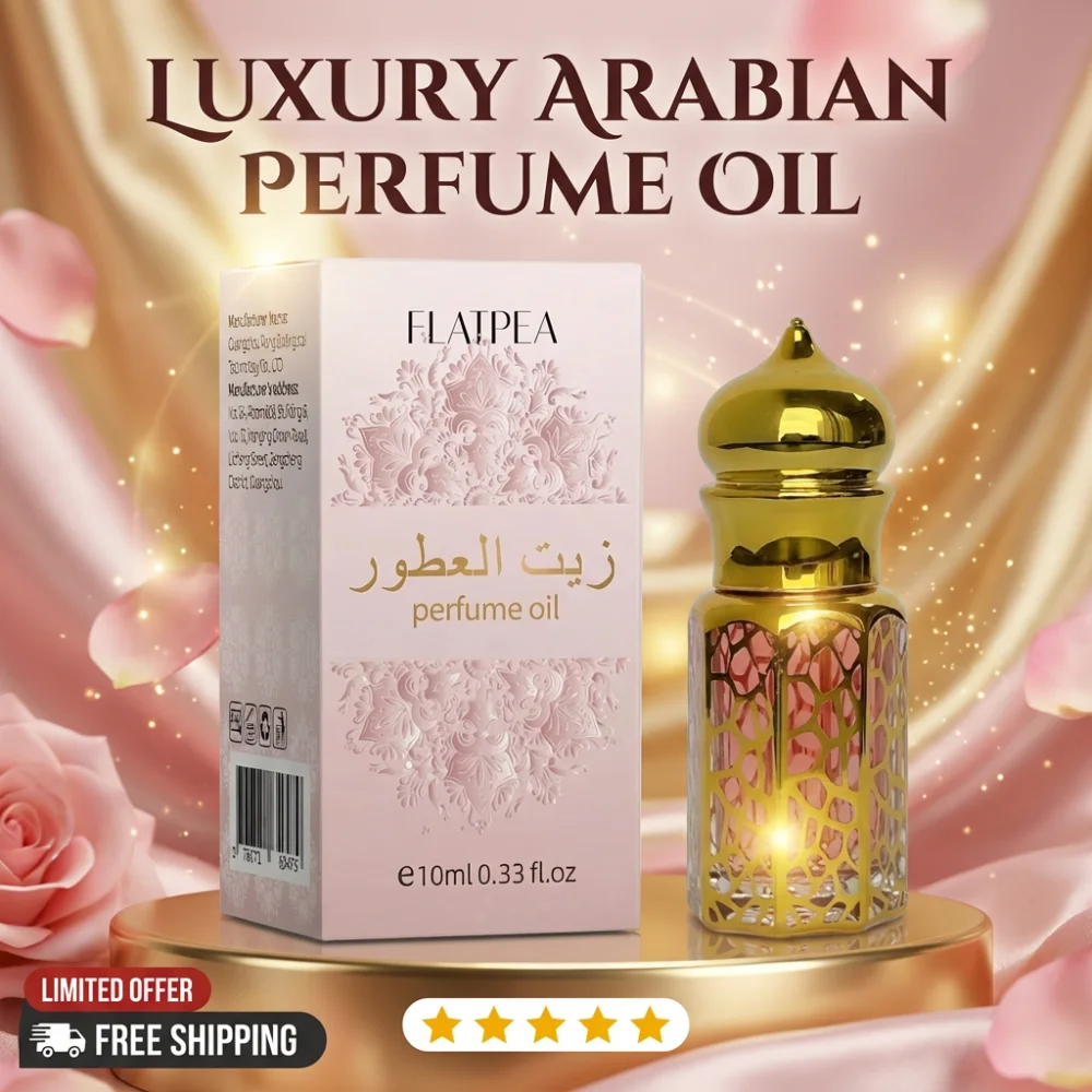 럭셔리 여성용 아라비아 향수 오일, 우아한 오키드 바닐라 향, 오래 지속되는 신선하고 로맨틱한 자연 향, 여성 선물용 10ml